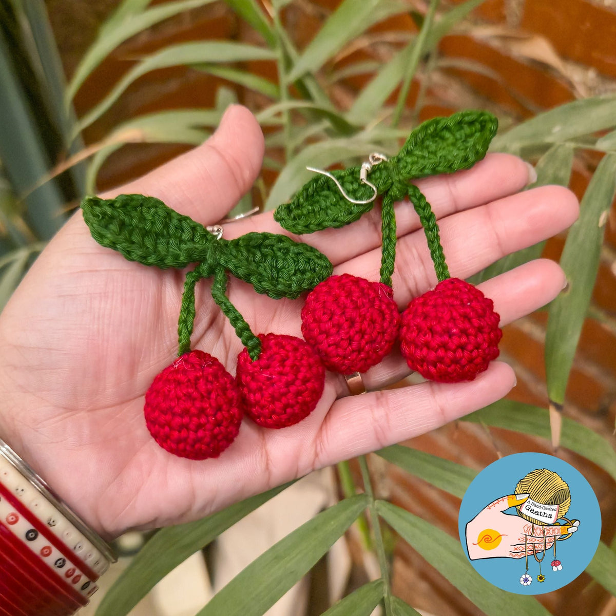 {product_title} – Handmade Crochet Earrings | A Hand Crafted Gaatha