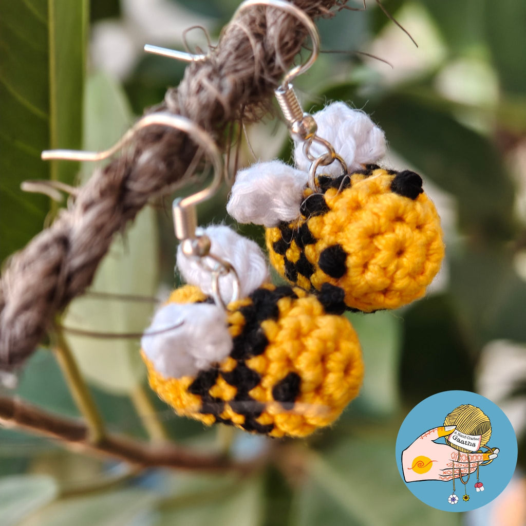 {product_title} – Handmade Crochet Earrings | A Hand Crafted Gaatha