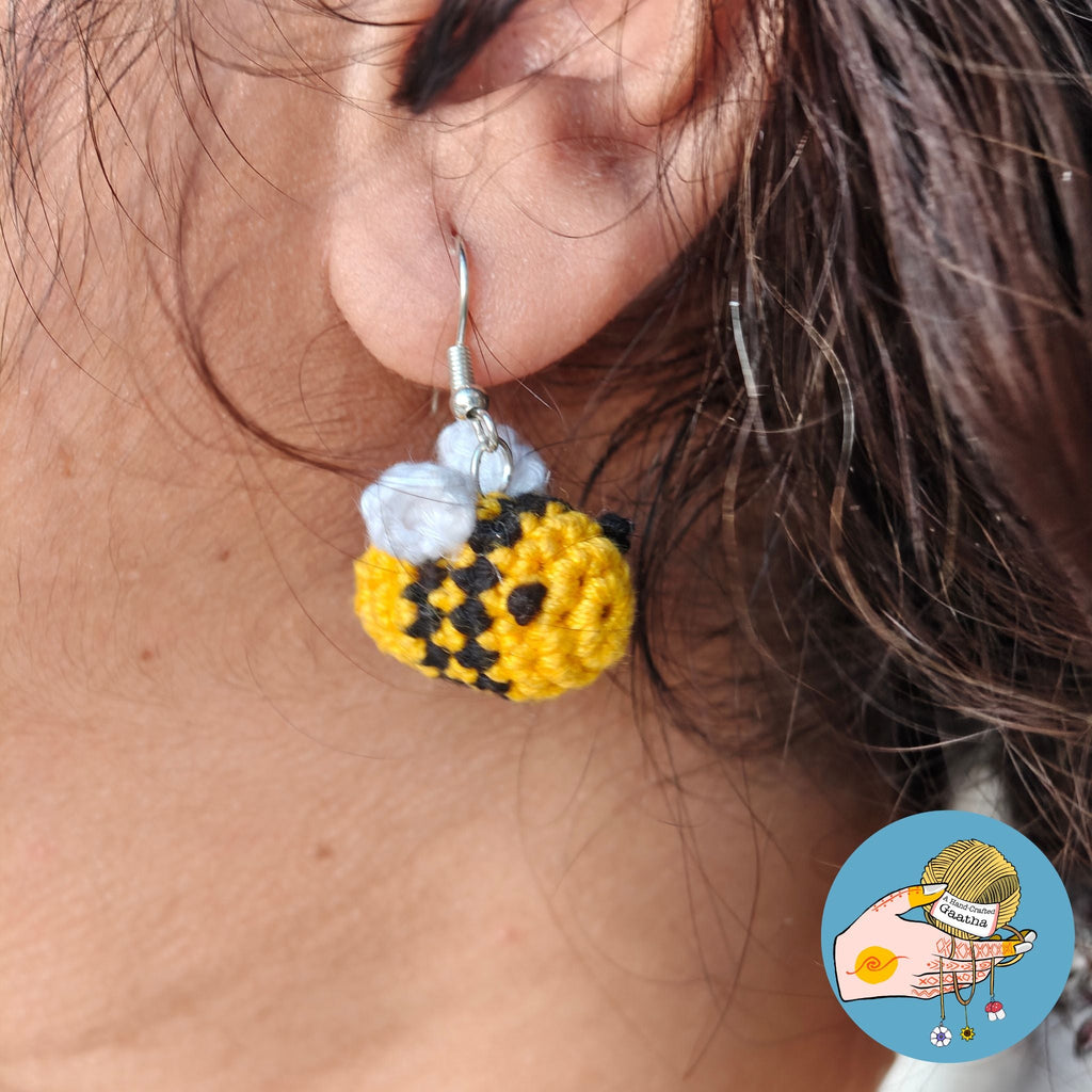 {product_title} – Handmade Crochet Earrings | A Hand Crafted Gaatha